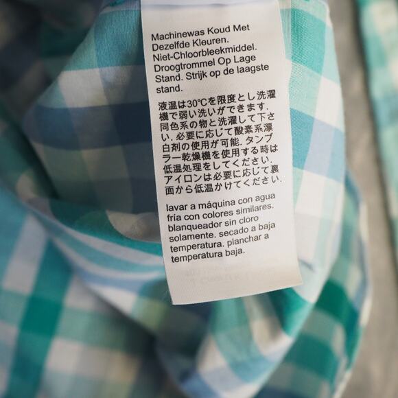 J Crew Flex Wrinkle Free Plaid Button Down Men's Size L Slim Fit Cotton Elastane - Picture 8 of 12